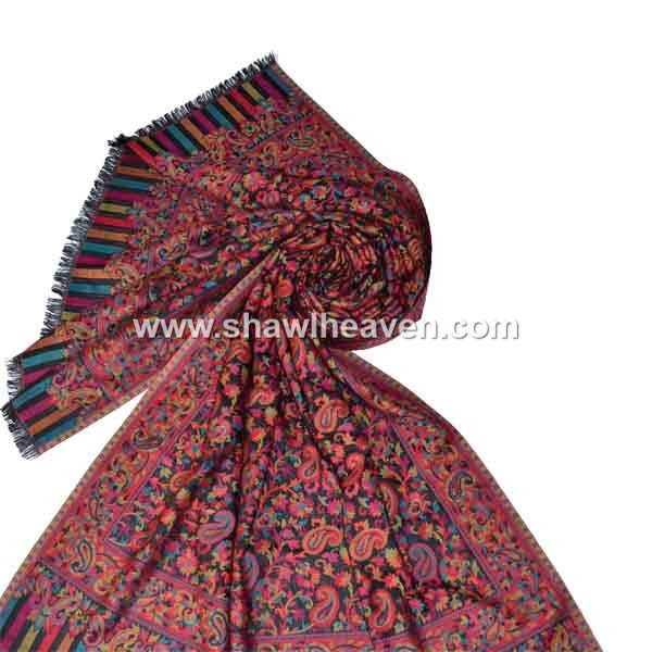 bright antique designer ethnic kani wool shawl wraps, buy @shawlheaven